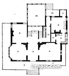 Ground Plan For Design No. 6.