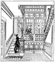 Vignette, Showing Main Staircase