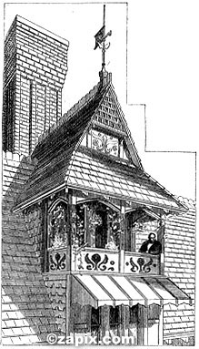 Vignette, Showing Recessed Balcony.