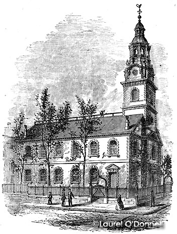 The Old Dutch CHurch, Fulton Street, Corner William