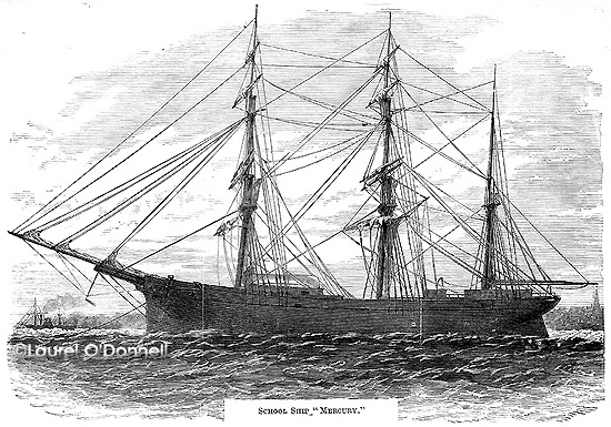 School Ship "Mercury."