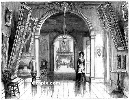 Hall of the Late Madame Jumel's Mansion