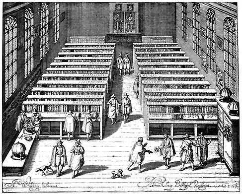 Interior of the Library of the University of Leyden